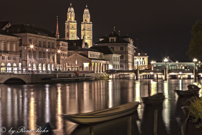 Zürich Grossmünster & Rathaus