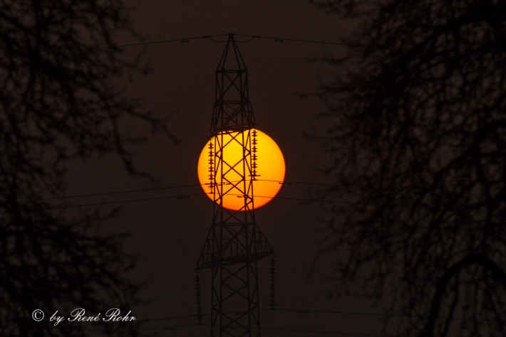 Sonnenaufgang Waltenschwil 14.03.2014-08:06